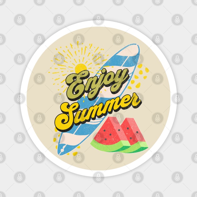 Enjoy Summer Magnet by MotysDesigns